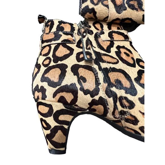 Sam Edelman Mandi Leopard Booties Size 8 NWT - Picture 13 of 15